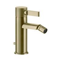 GESSI INCISO Смеситель для биде на 1 отверстие с донным клапаном Цвет: brushed brass pvd