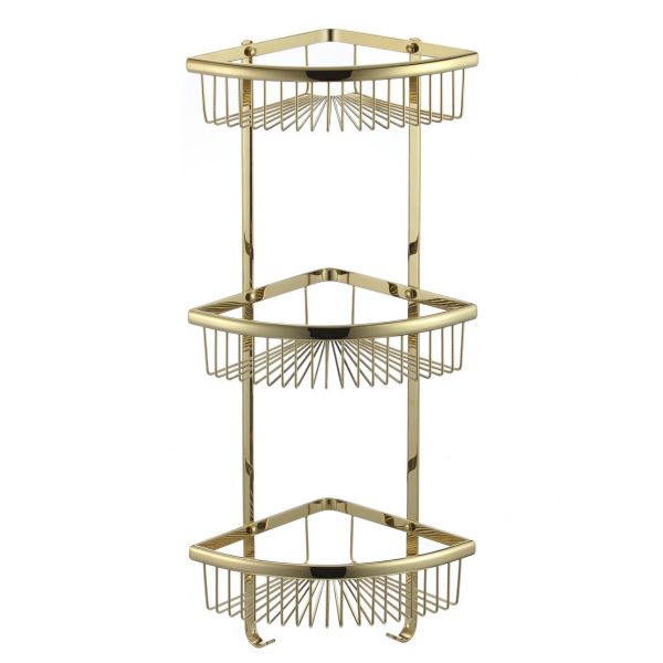 Полка угловая Savol S-B5854-3, золото