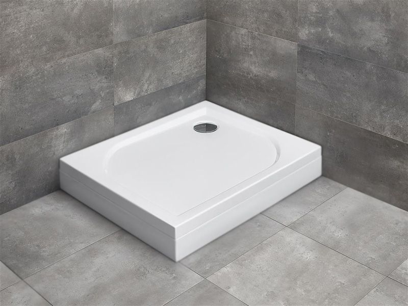 Акриловый поддон для душа Radaway Delos D 90x75x13,5 R Белый