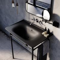 Kerasan  The New Yorker Раковина 100*53см, с 1 отв. под смеситель , цвет: черный матовый