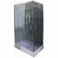 Душевой уголок Parly QZ71S 100х195 профиль Полированный алюминиевый стекло тонированное