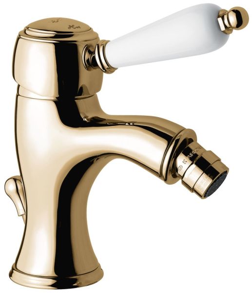 Emmevi Laguna, однорычажный смеситель для биде с донным клапаном, цвет бронза