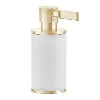 GESSI INCISO Дозатор для жидкого мыла настольный, цвет: белый/золото GESSI INCISO Дозатор для жидкого мыла настольный, цвет: белый/золото