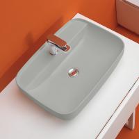 Kerasan Tribeca Раковина накладная , 60х43см, h 150мм с 1 отверстием под смеситель, цвет: Grigio matt