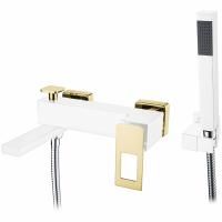 Смеситель для ванны WhiteGold_Комплект