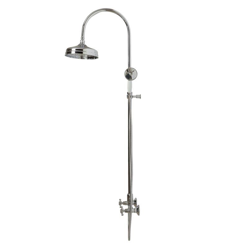 Душевая стойка со смесителем, верхним и ручным душем CEZARES GOLF-CD