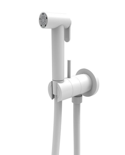 Гигиенический душ со смесителем Graffio Stella KSPAT101-07BIO, белый