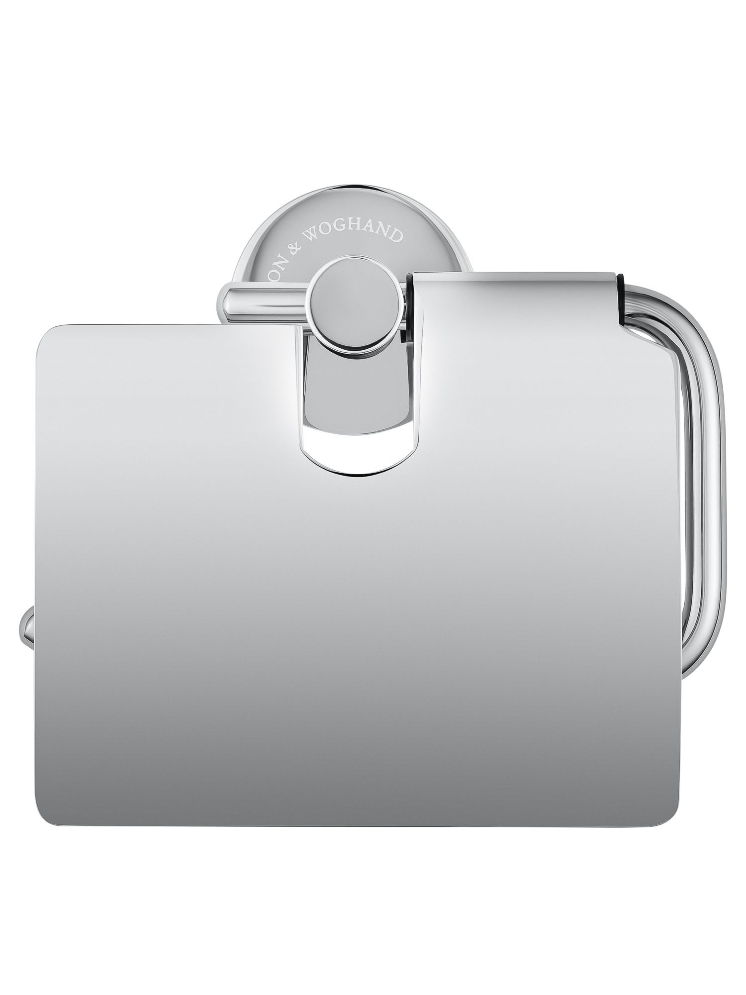 Держатель для туалетной бумаги с крышкой WONZON & WOGHAND EASY, Хром (WW-8126)