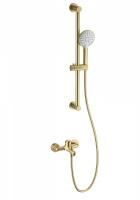 Смеситель для ванны с душевым гарнитуром WONZON & WOGHAND, Брашированное золото (WW-4560-BG) Смеситель для ванны с душевым гарнитуром WONZON & WOGHAND, Брашированное золото (WW-4560-BG)