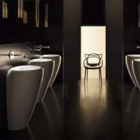 Laufen Alessi One Раковина пристенная 520х530х850мм без отв. под смеситель, крепление к стене, с покр. LLC, цвет: белый Laufen Alessi One Раковина пристенная 520х530х850мм без отв. под смеситель, крепление к стене, с покр. LLC, цвет: белый