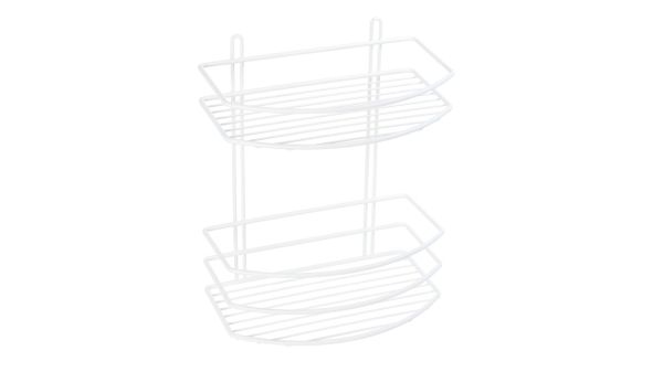 Полка Fixsen овальная двухтажная белая (FX-720W-2)