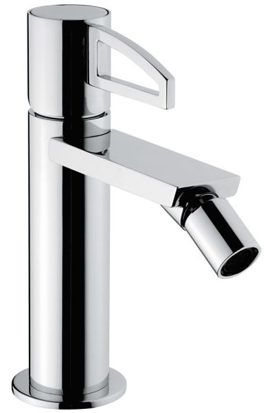 Emmevi Minu, однорычажный смеситель для биде, ручка со стержнем, с донным клапаном click-clack, цвет хром