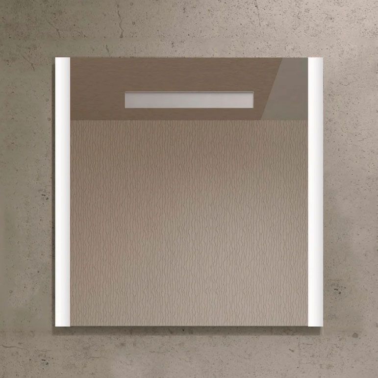 Зеркало SanVit Санвит 90 zsanv090 в цвете Ral с подсветкой Белый глянец