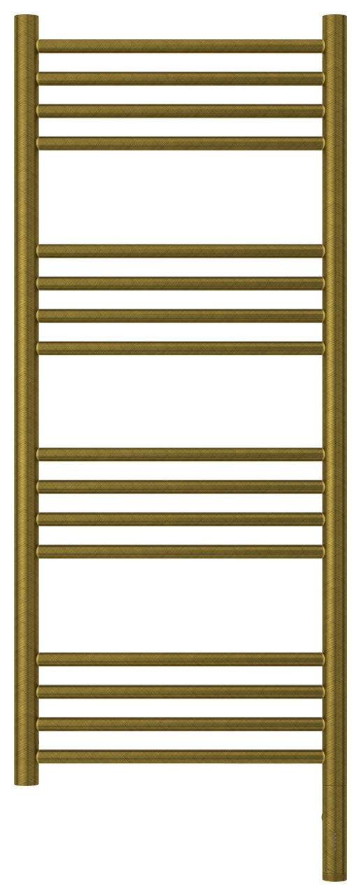Полотенцесушитель электрический "БОГЕМА 3.0" прямая 1000х400 / МЭМ правый (Состаренная бронза)