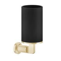 GESSI INCISO Стакан настенный, цвет: черный/золото GESSI INCISO Стакан настенный, цвет: черный/золото