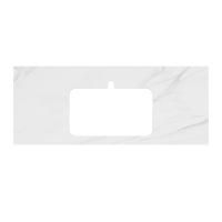 Спец. изделие декоративное для раковин, встраиваемых сверху Монте Тиберио 120 см, белый натуральный