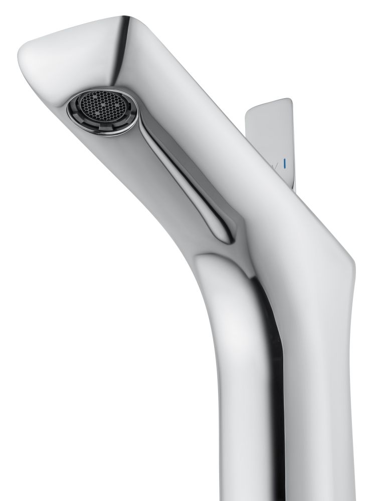 Смеситель для раковины высокий WONZON & WOGHAND SHARK, Хром (WW-48B1102-CR)