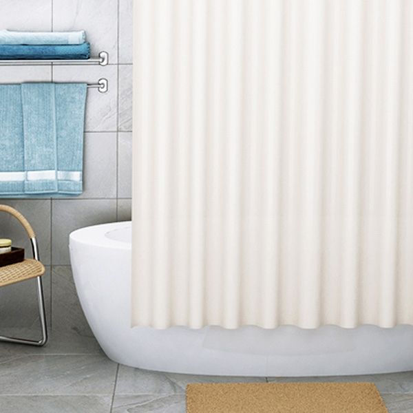 Штора для ванны WasserKRAFT Vils SC-10101 Кремовая Штора для ванны WasserKRAFT Vils SC-10101 Кремовая