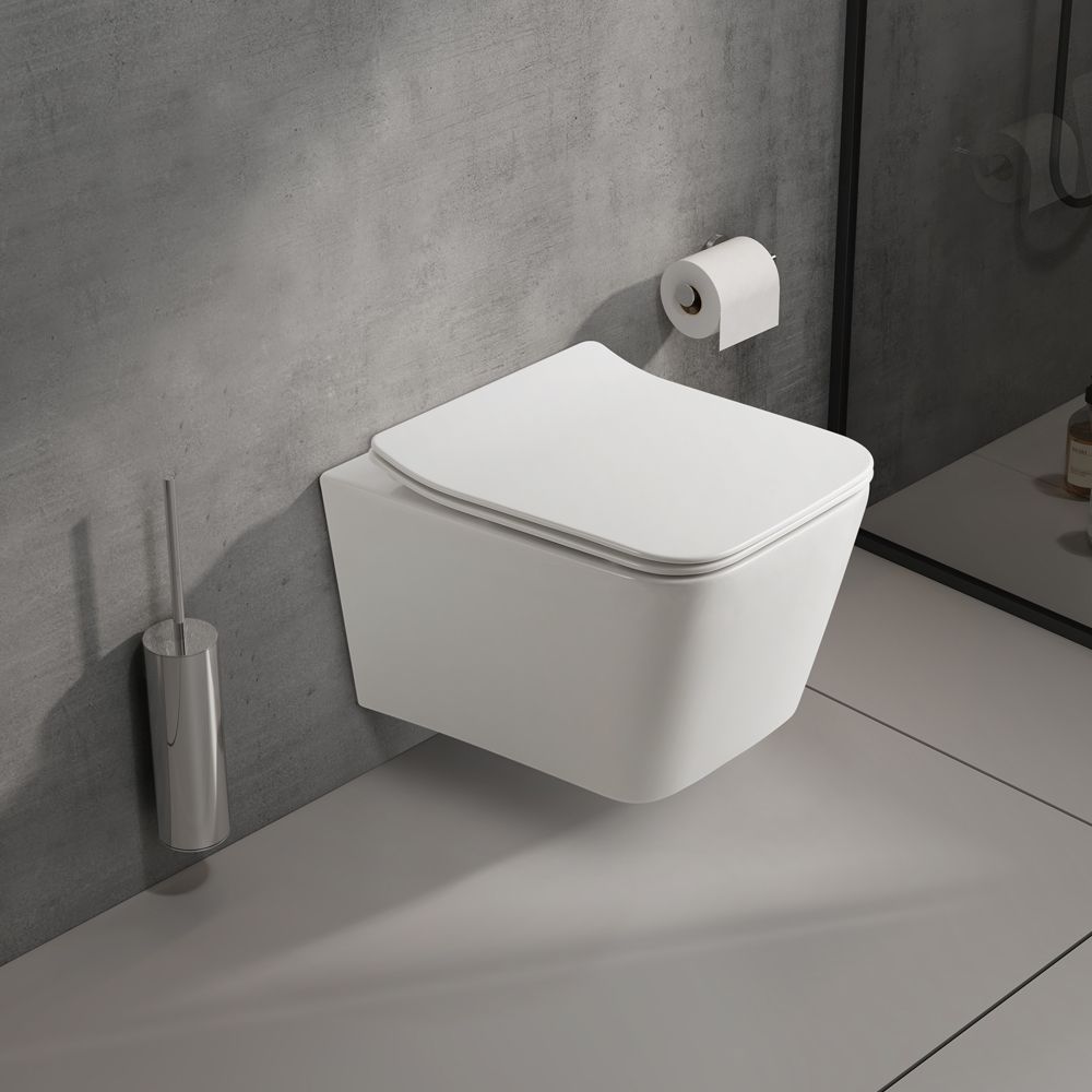 Унитаз подвесной WesnaArt KUBUS 205-KUB13, белый, артикул 205-KUB13