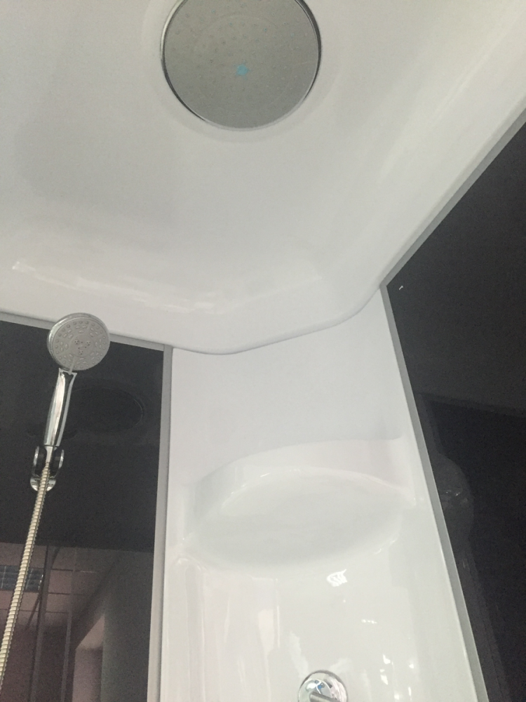 Душевая кабина Royal Bath  RB 80HP7-BT-CH (черное/прозрачное), артикул RB80HP7-BT-CH