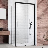 Дверь душевого уголка Radaway Idea Black KDJ 130 R профиль Черный стекло прозрачное