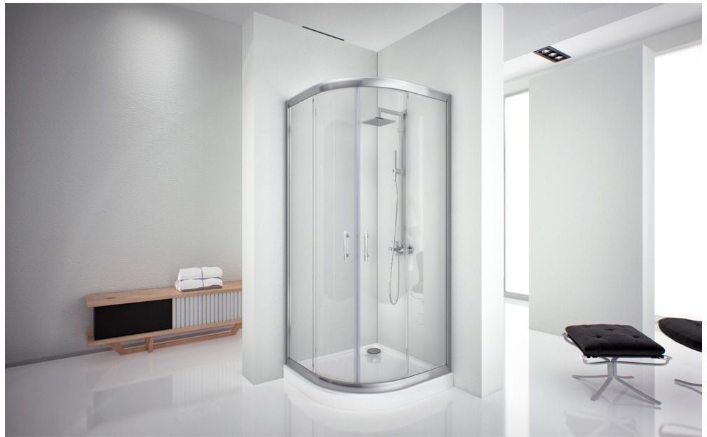 Душевой уголок Aquanet Alfa NAA2142 100x100, R550, прозрачное стекло Душевой уголок Aquanet Alfa NAA2142 100x100, R550, прозрачное стекло