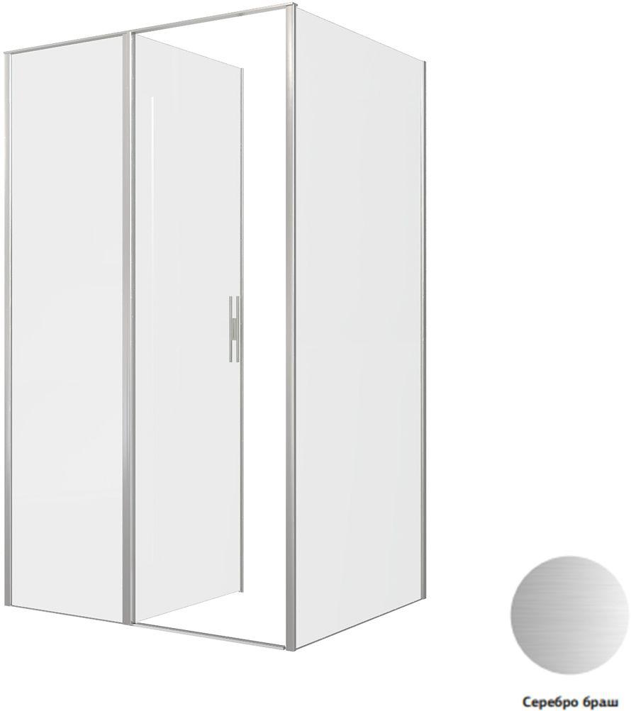 Душевой уголок Allen Brau Priority 120x100 3.31032.BA + 3.31047.BA серебро браш, артикул 3.31032.BA + 3.31047.BA