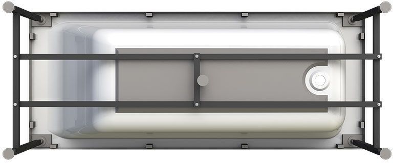 Акриловая ванна Radomir Vannesa Агата 2 170x70 2-01-0-0-1-226Р Белая без гидромассажа