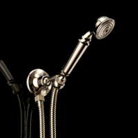 Devon Tribeca Лейка ручная для душа с гибким шлангом и держателем, цвет никель блестящий