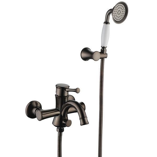 Смеситель для ванны Lemark Peretto LM6302RB Черный кофе