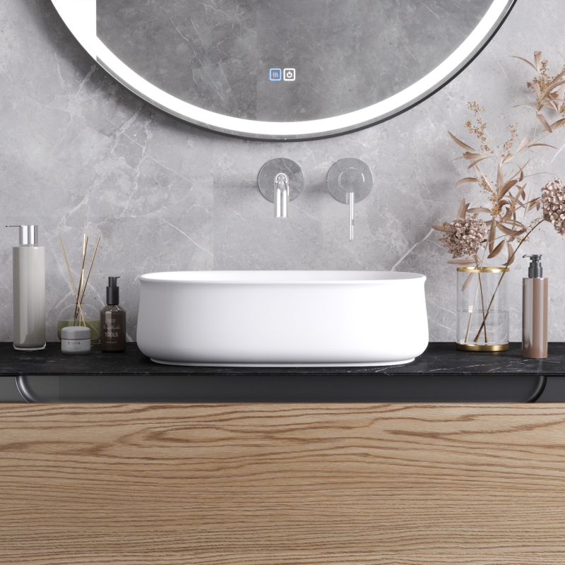 Раковина накладная керамическая CZR-6605, артикул CZR-6605