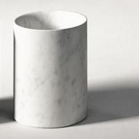 Agape Constellation Стакан настольный мраморный 13х10 см, мрамор Carrara, цвет: белый Agape Constellation Стакан настольный мраморный 13х10 см, мрамор Carrara, цвет: белый