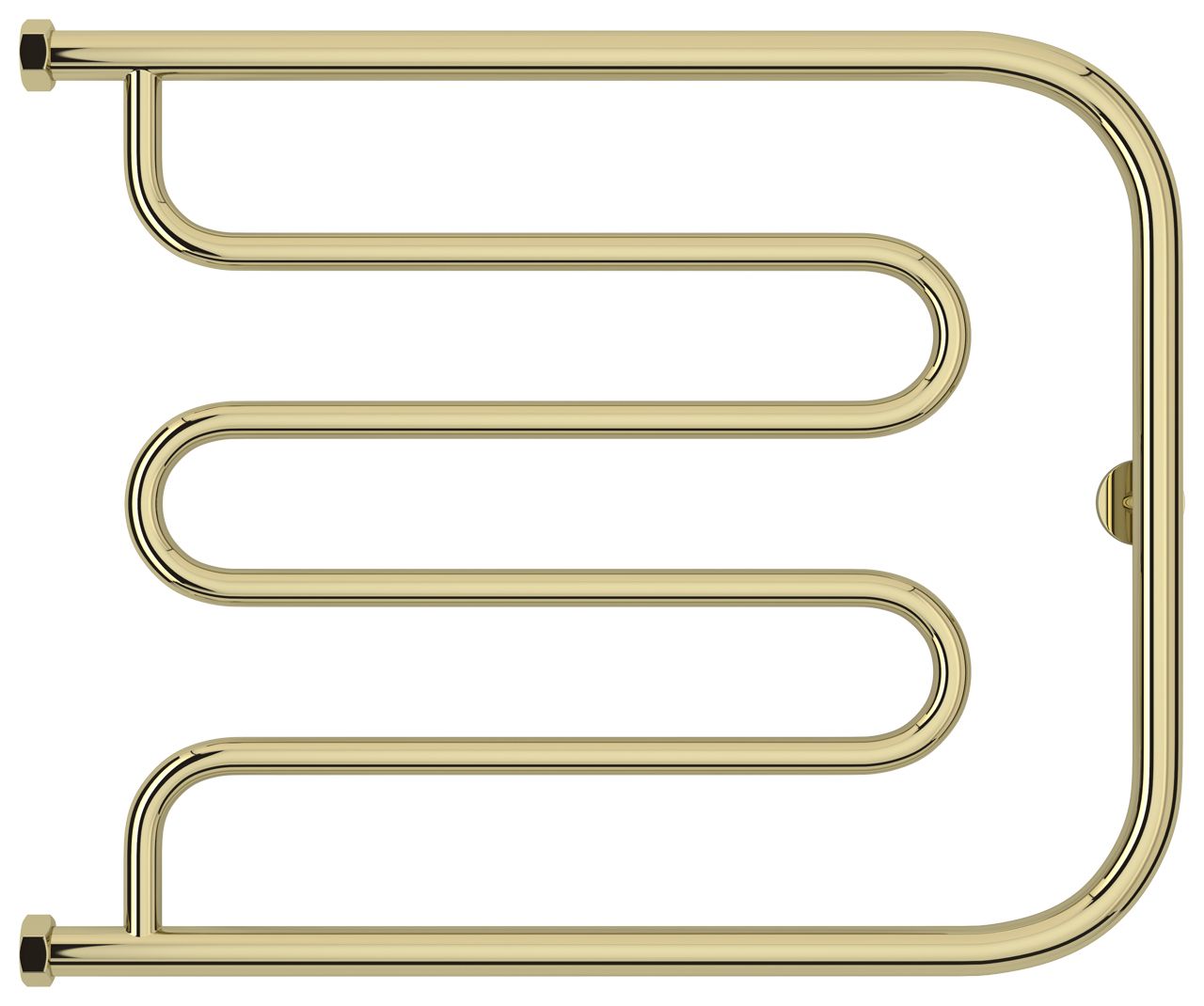 Полотенцесушитель водяной "Лира+" 500х650 Н. Г. 1" (Шампань)