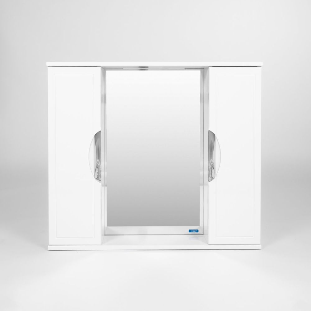 Зеркальный Шкаф VIANT  "Лима" 80 без света 160х800х700 (VLIM80-ZSH), артикул VLIM80-ZSH