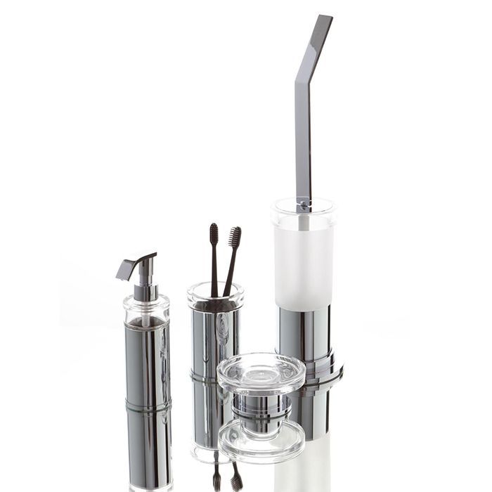 BERTOCCI ES Дозатор настольный хрусталь, цвет фурнитуры Oro Matt, артикул 105 4048 5050