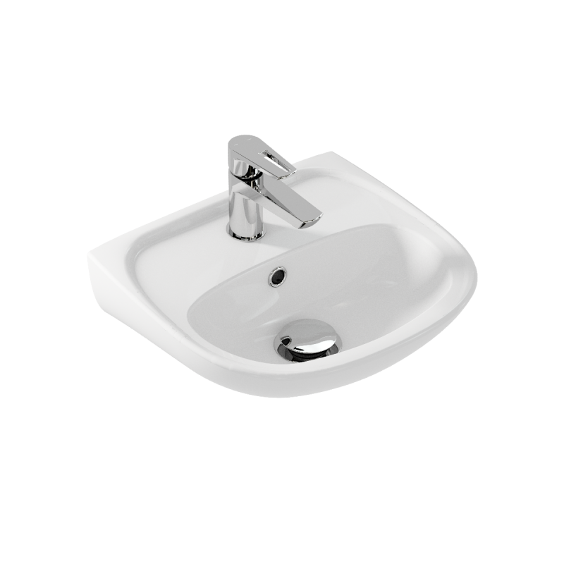 Раковина подвесная MITO MARKET 40 1 отв. (S-UM-MIM40/1-w), артикул S-UM-MIM40/1-w