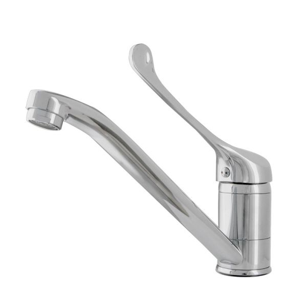 Смеситель для кухни с хирургической ручкой Сантаком stMIRA 5579, хром