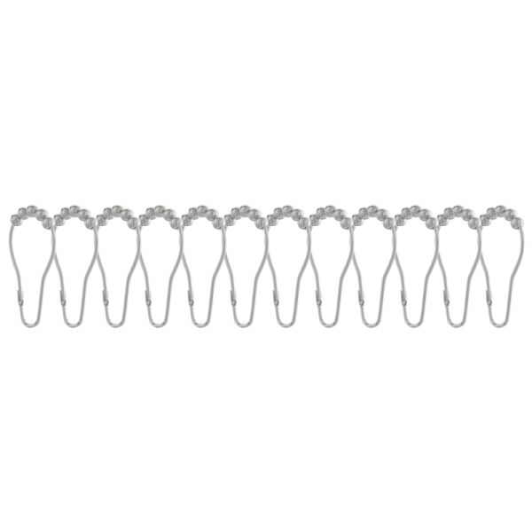 Кольца для шторы в ванную FASHUN A9001, хром