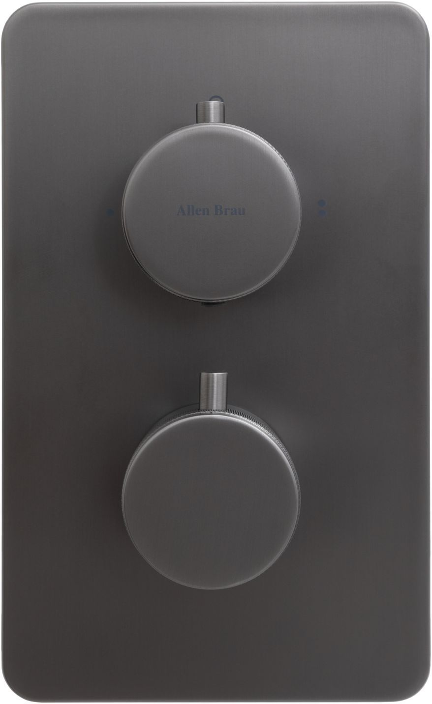 Смеситель для ванны Allen Brau Priority 5.31213-MG (с внутренней частью, 2 выхода) графит браш, артикул 5.31213-MG