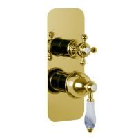 Fima Carlo Frattini Herend Смеситель для душа, встраиваемый, на 2/3 выхода, цвет: золото