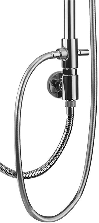 Душевая система Webert Comfort AC0675 Хром с верхним душем PVC