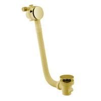 Fima Carlo Frattini Complementi Bagno Слив-перелив для ванны, с донным клапаном click clack, с наполнением, цвет: золото Fima Carlo Frattini Complementi Bagno Слив-перелив для ванны, с донным клапаном click clack, с наполнением, цвет: золото