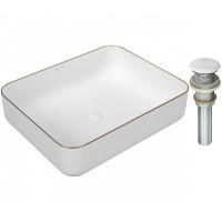 Раковина-чаша Owl 1975 Line 50 OWLB191012 Белая глянцевая с донным клапаном