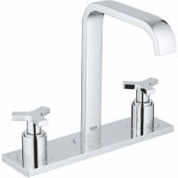 Смеситель для раковины GROHE Allure с донным клапаном на 3 отверстия, хром (20143000) Смеситель для раковины GROHE Allure с донным клапаном на 3 отверстия, хром (20143000)