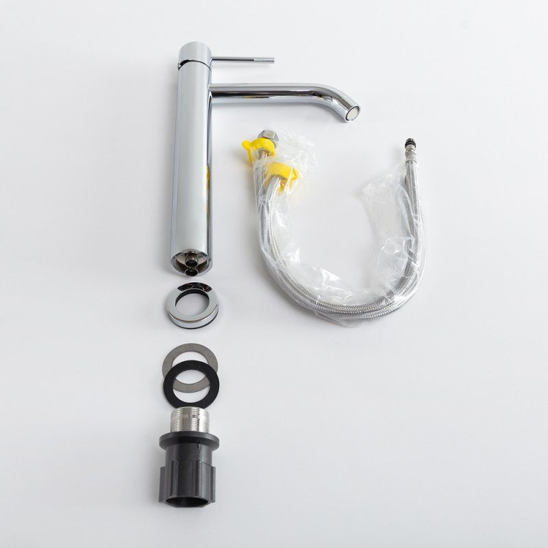 RELAX-LC1-BORO-W0 Смеситель для накладной раковины однорычажный без донного клапана, брашированное золото, артикул RELAX-LC1-BORO-W0