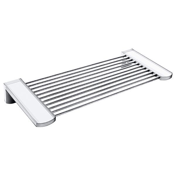 Мыльница - полочка  270х40х110мм, хром