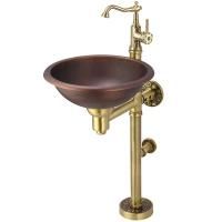 Раковина-чаша Bronze de Luxe 10104BR напольная Бронза Медь