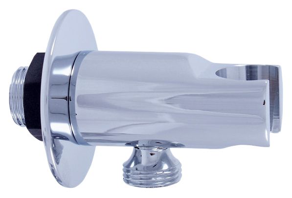 Держатель душа с подводкой на воду металл