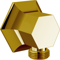 Шланговое подсоединение, Cisal, Chérie, стандарт подвода воды-1/2", цвет-Gold