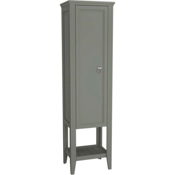 Пенал Valarte 55 см левосторонний, цвет серый матовый